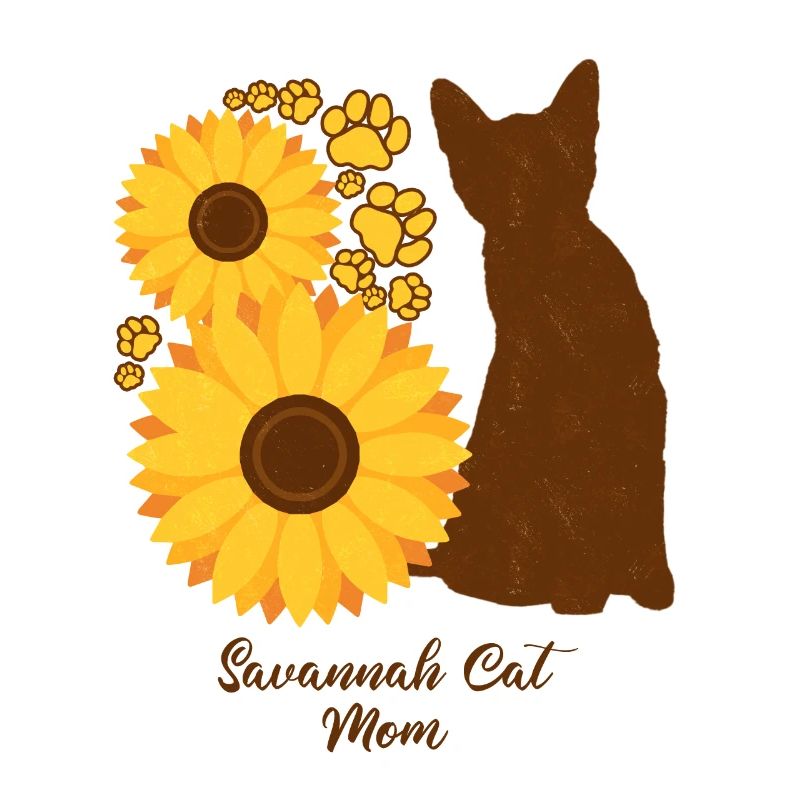 Sonnenblumenmutter - Savannah Cat