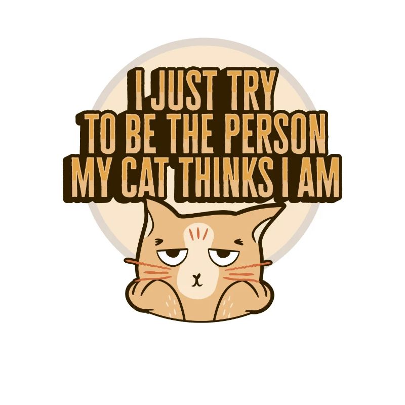 Conception de mème de chat pour une dame de chat