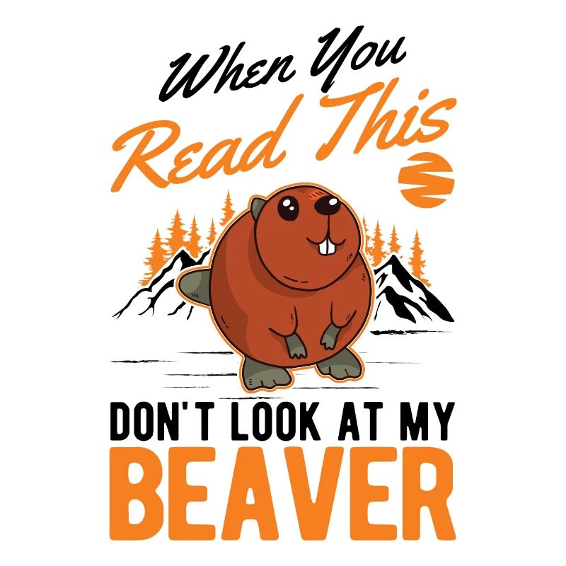 Biber Biberdamm Geschenk Beaver