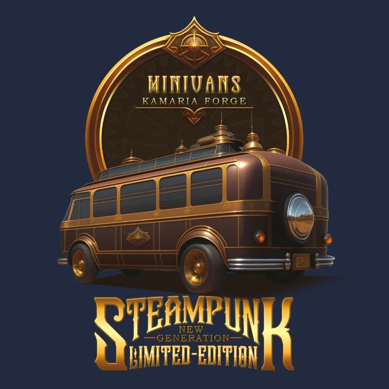 STEAMPUNK OLDTIMER OLDTIMER RETRO MINIVANS