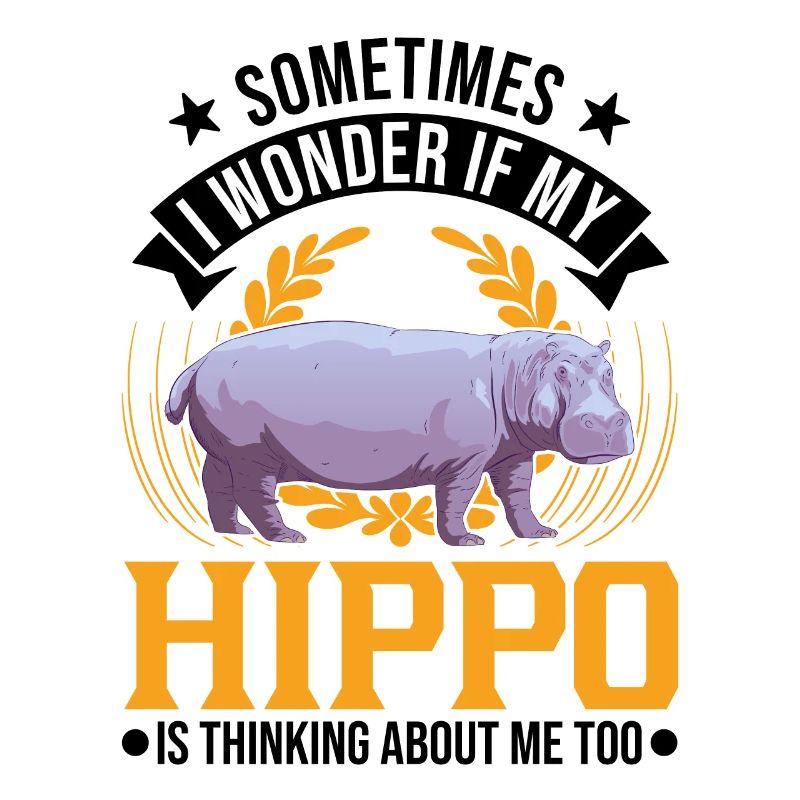 Nilpferd Geschenk Hippo Flusspferd