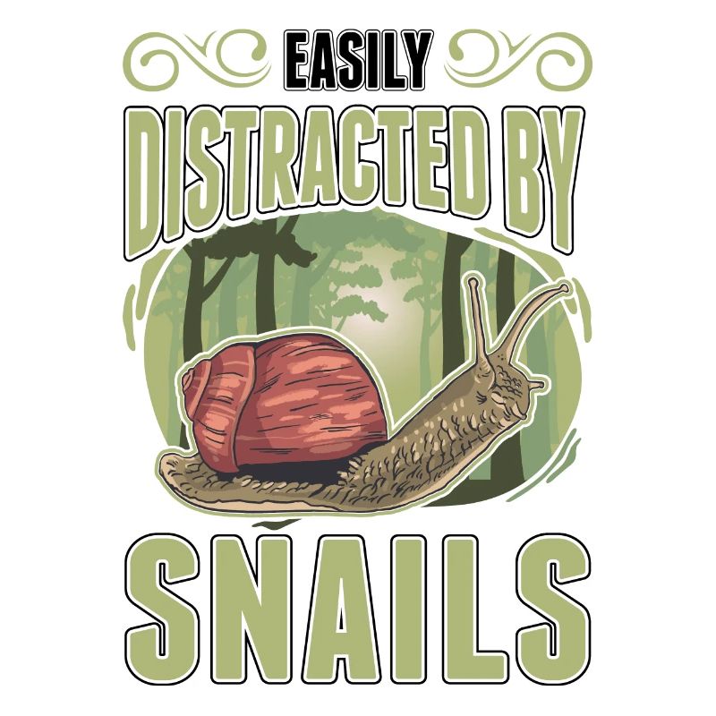 Easily distracted by Snails Schnecke