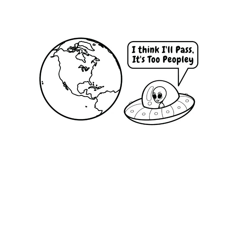 Space Alien Astronomy Alien Spaceship Comic