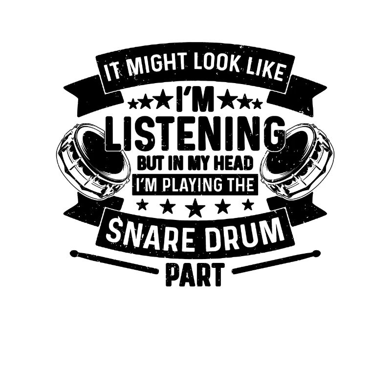 On dirait peut-être que je suis batteur d’instruments de musique