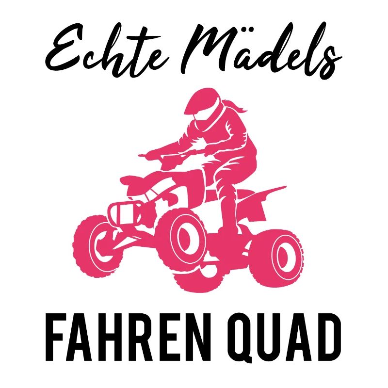 Quad Fahrer Mädchen Spruch Geschenk