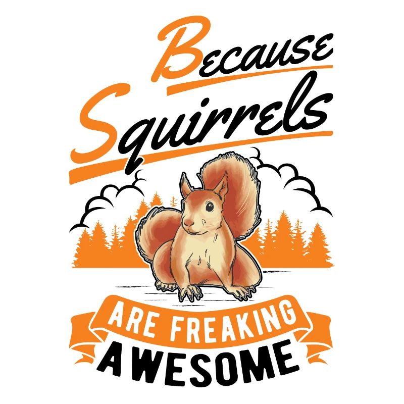 Eichhörnchen Geschenk Squirrel Grauhörnchen