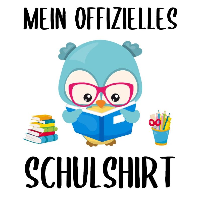 Eule Uhu Schulshirt Schulbeginn Schule Geschenk