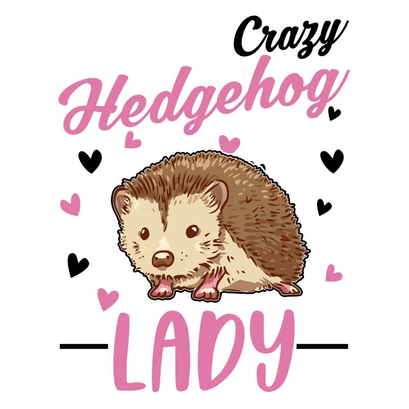 Crazy Hedgehog lady Igel Stacheligel