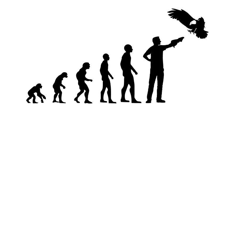 Falkner Greifvogel Evolution Falknerei Geschenk