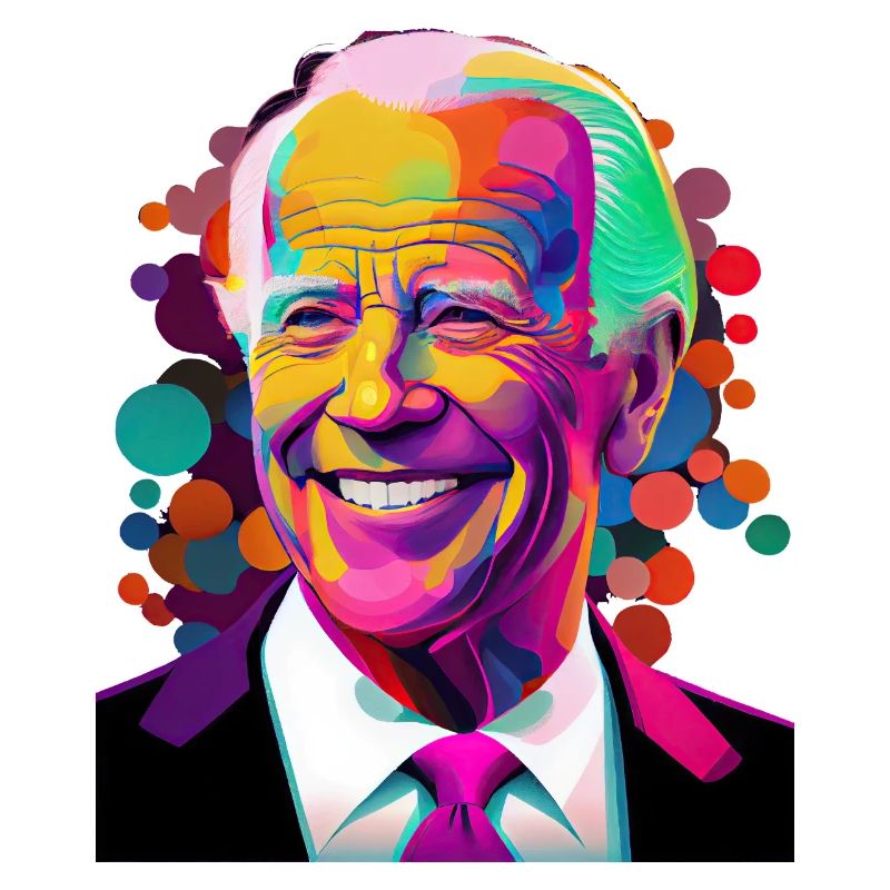 Lächelnder Präsident