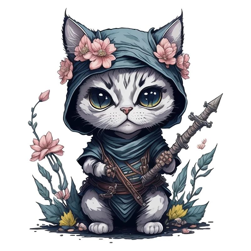 Sentez-vous épique avec le chat ninja