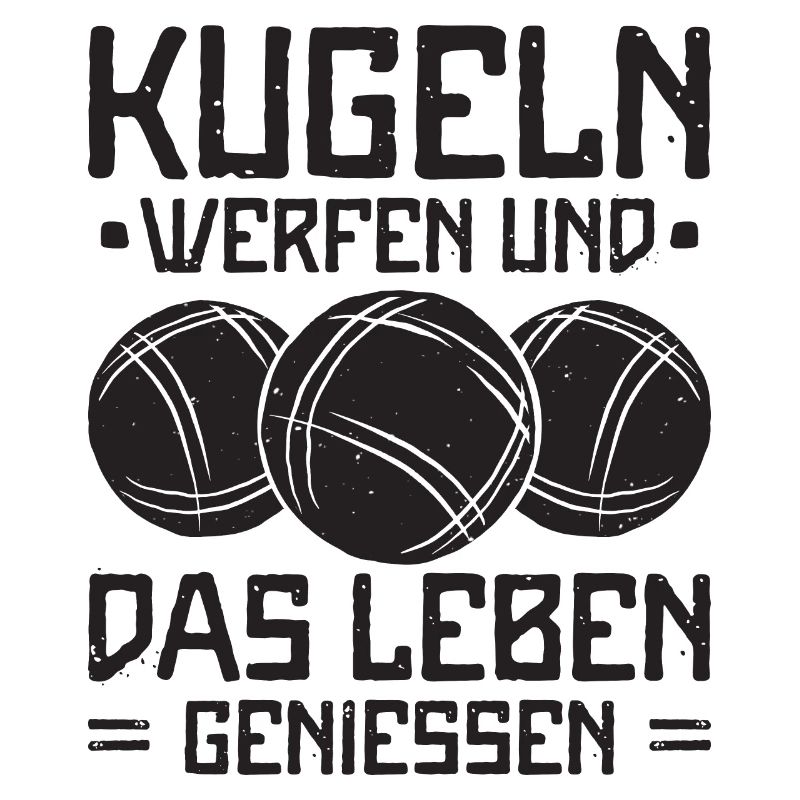 Boule Spruch Kugeln werfen Boccia Spiel Botcha
