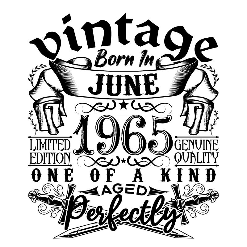 Geburtstag 1965 Juni 1965! geb. Juni 1965