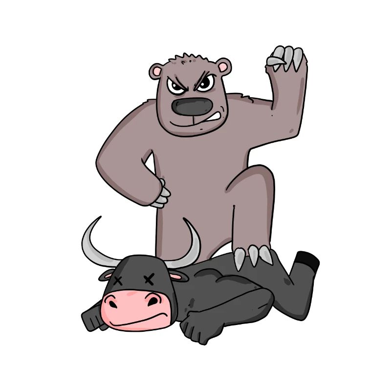 Actions Trading d’actions Cours des actions Taureau Ours