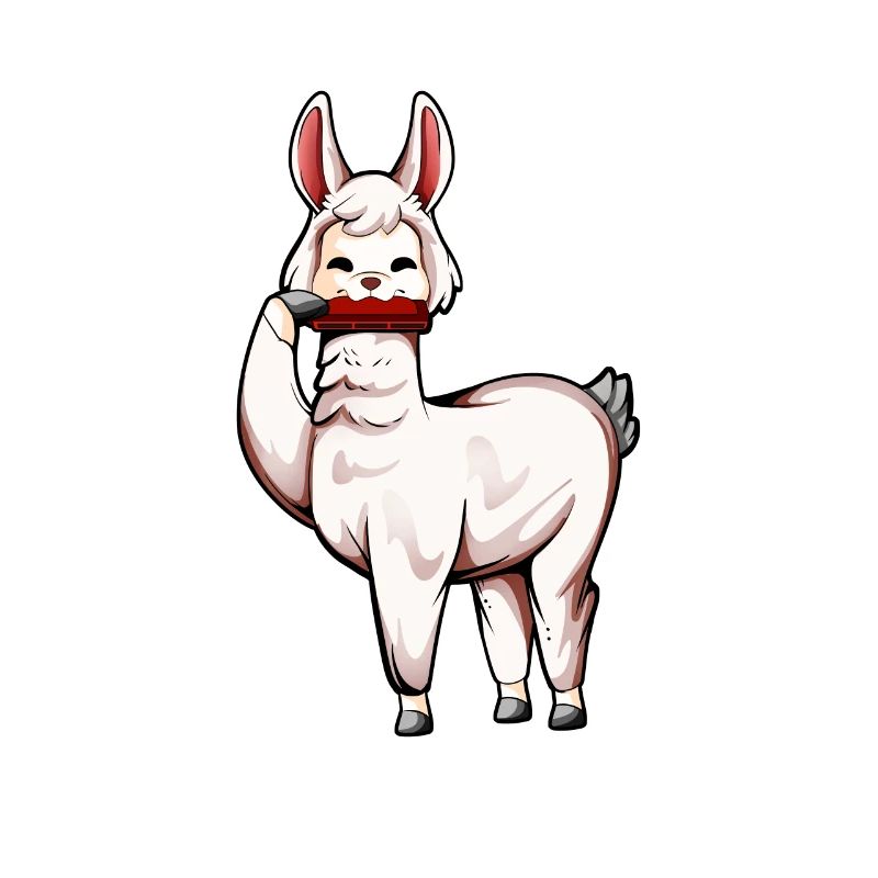 Lama joue de l’harmonica