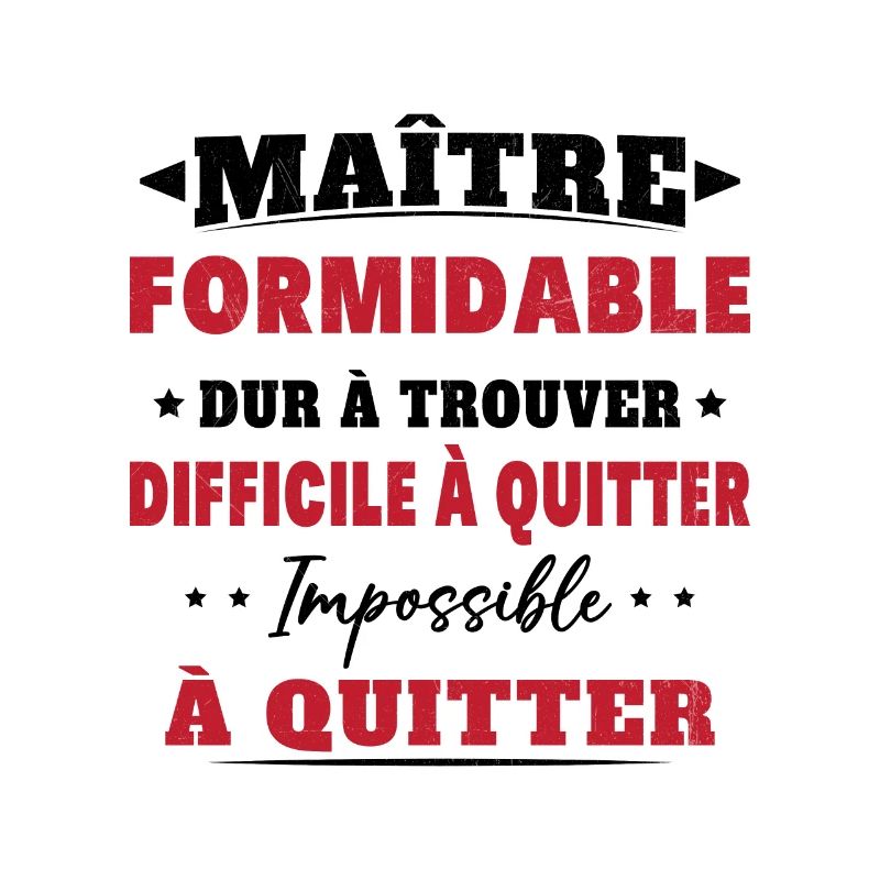 Maître formidable idée cadeau maître d'école