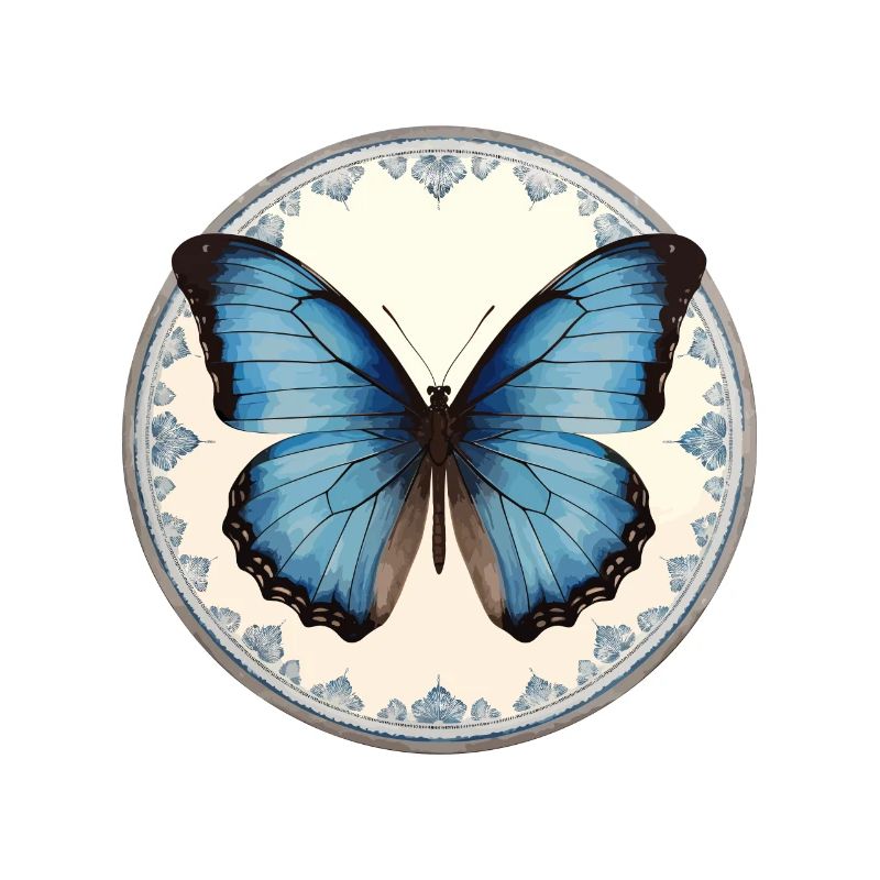 Blauer Morpho-Schmetterling