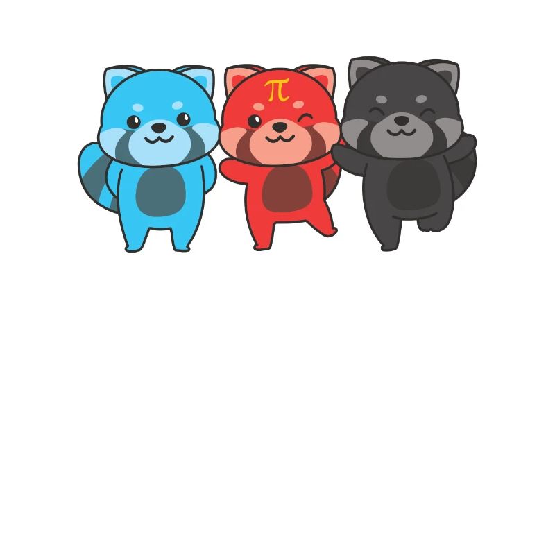 Polyamour Drapeau Gay Pride LGBTQ Panda roux