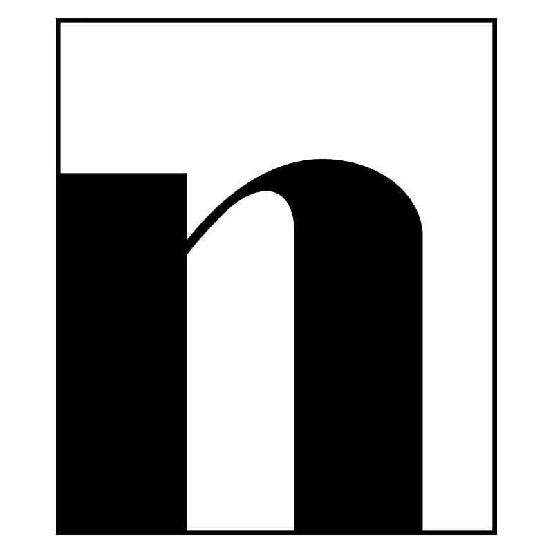 Buchstaben-Alphabet n