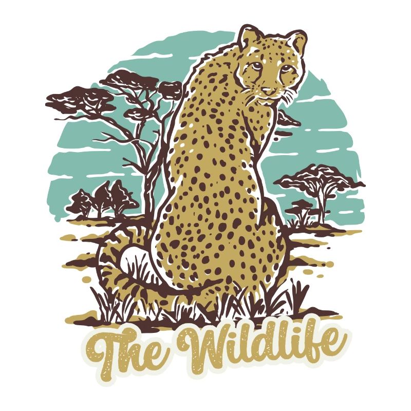 Le guépard de la faune