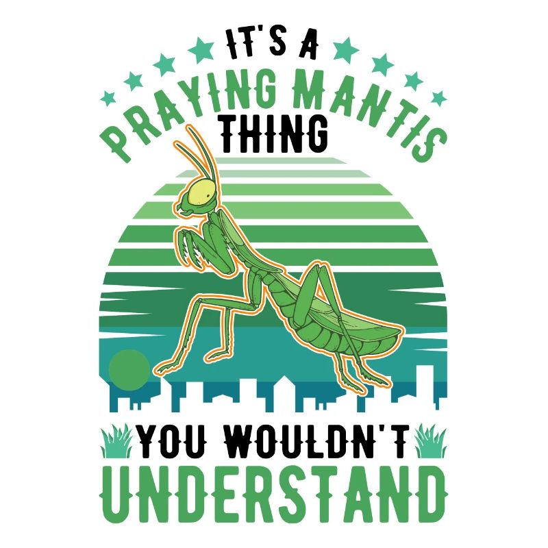 It's a Praying Mantis thing Gottesanbeterin