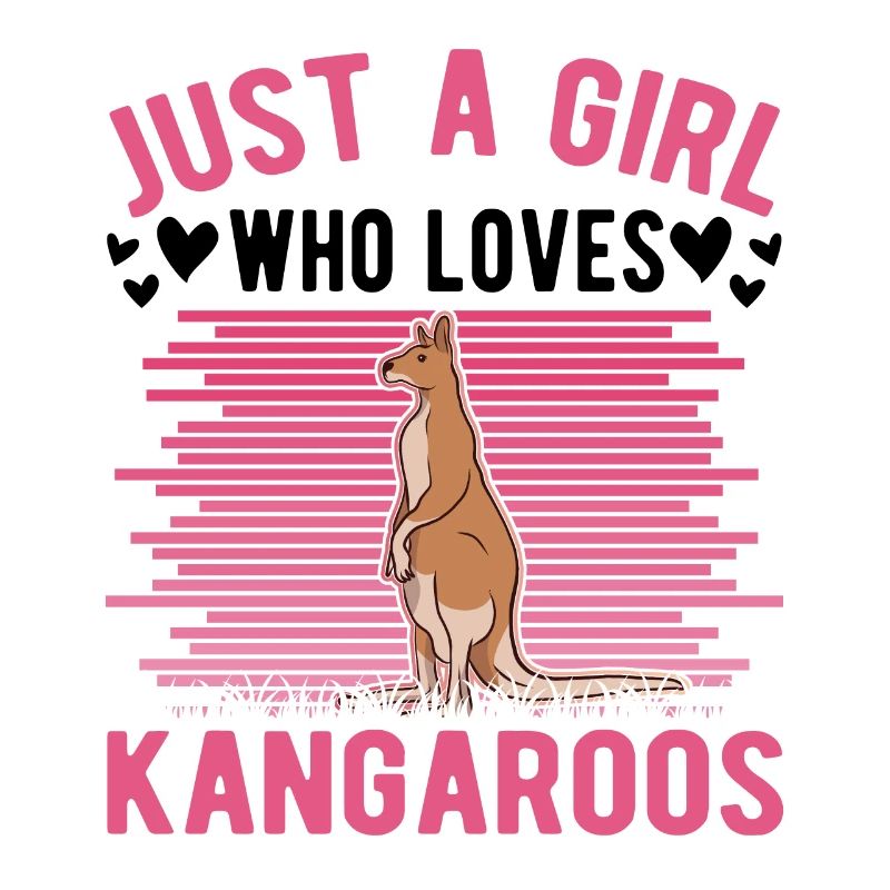 Australisches Känguru Mädchen Kangaroo