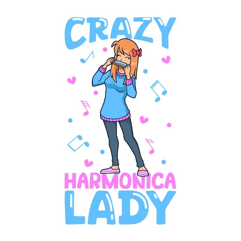 Crazy Harmonica Lady