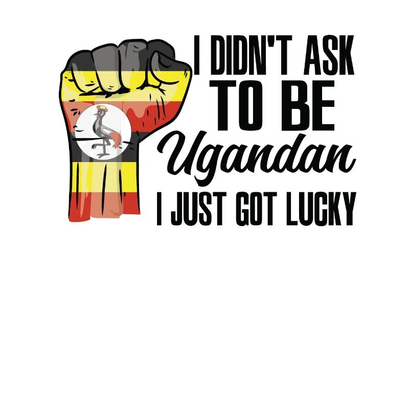 Fierté ougandaise Drapeau ougandais cultivé
