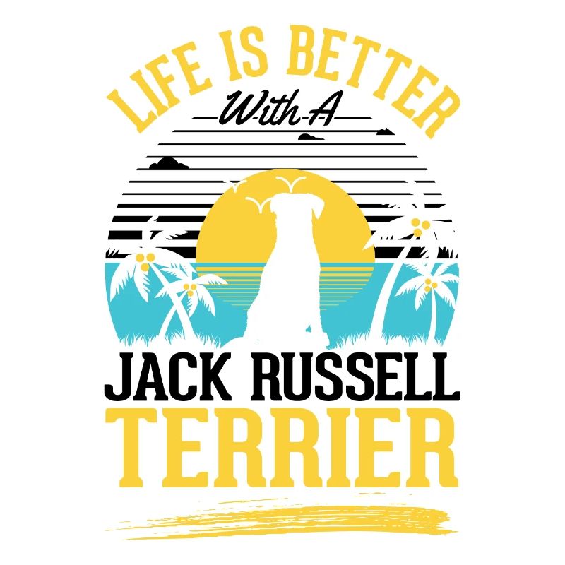 Das Leben ist besser mit Jack Russell Terrier