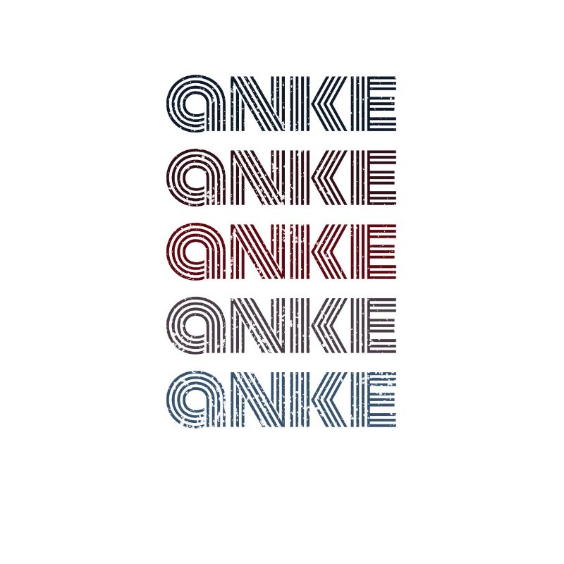 70s Retro Name Vintage Personalized Anke