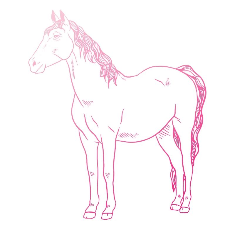 Cadeau de conception de cheval