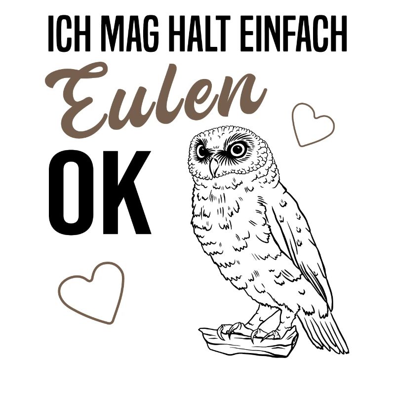 Einfache Eulenliebe Unmissverständlich