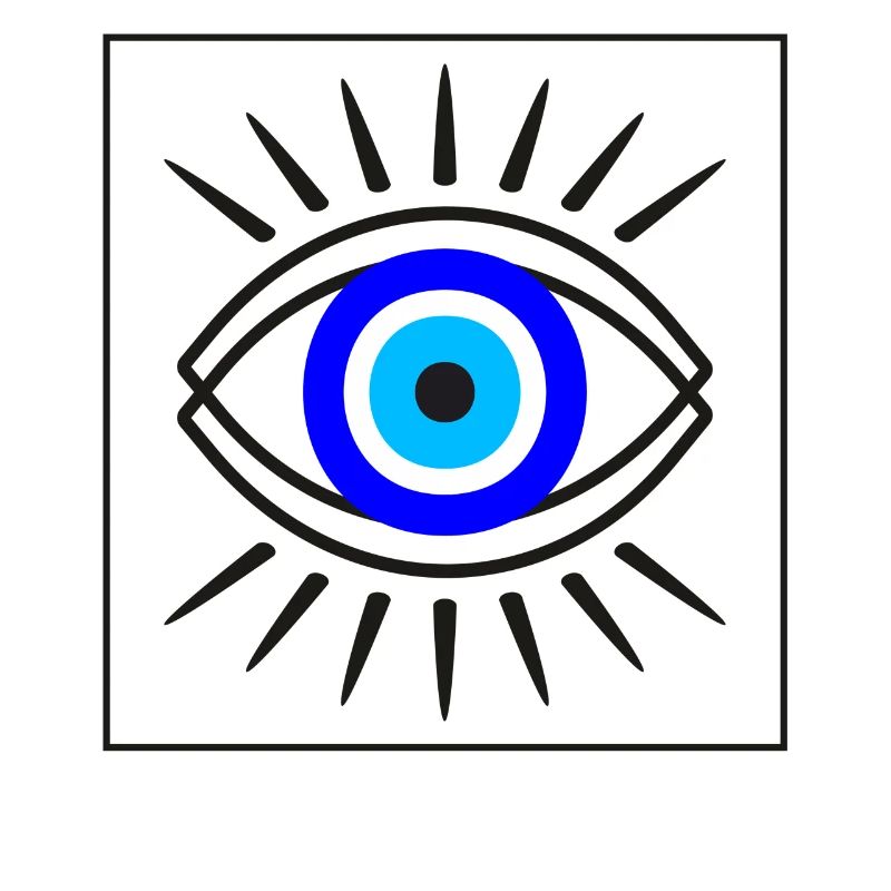 Griechisches Evil Eye Shirt, Der Evil Eye Fluch