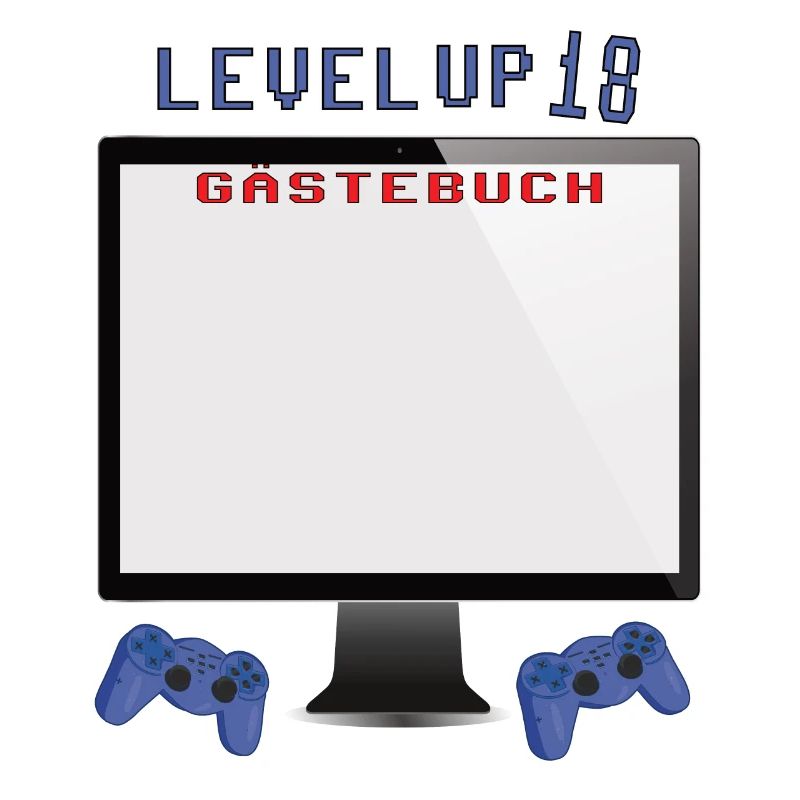 18. Geburtstag Mädchen & Junge Gästebuch