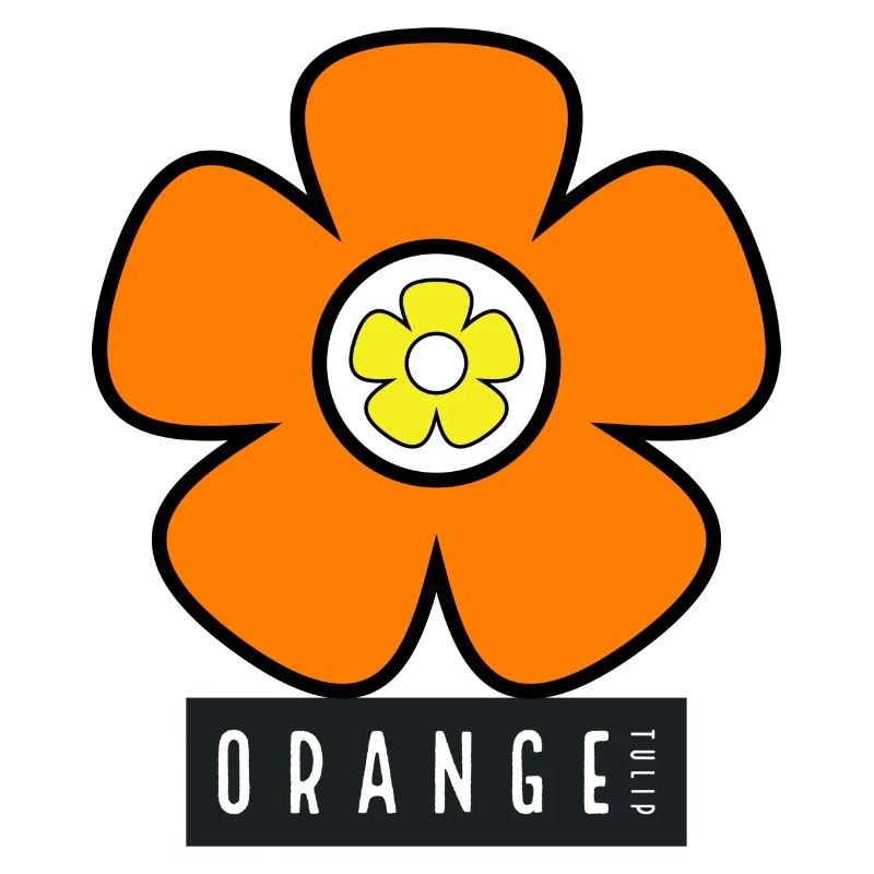 Orange Tulip Double-Flower