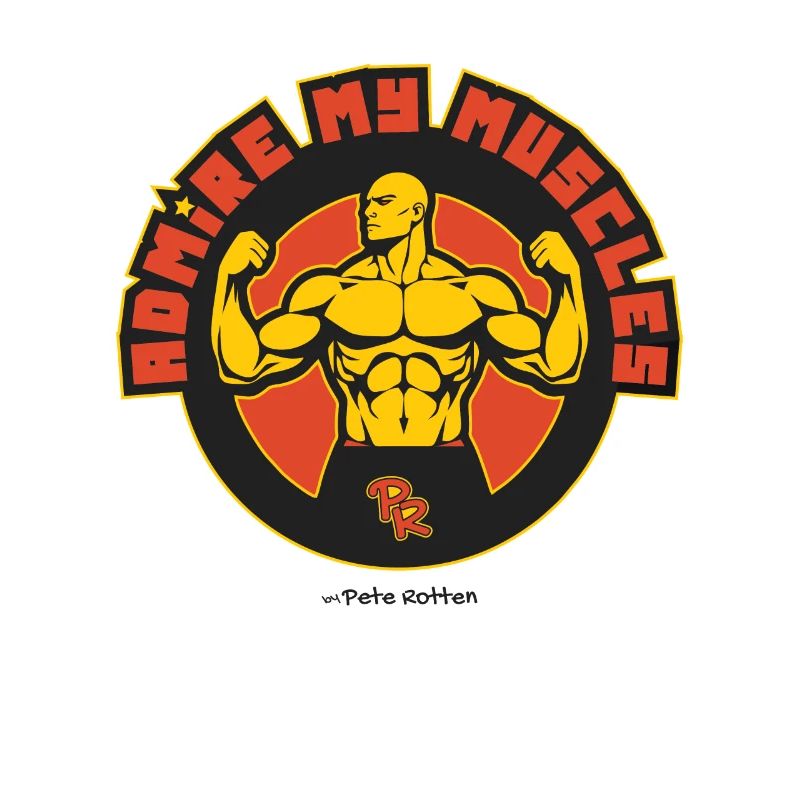 Admirez mes muscles, bodybuilder musclé