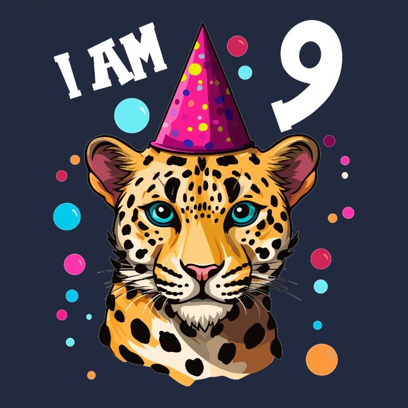 J’ai 9 ans Léopard Léopard 9e anniversaire