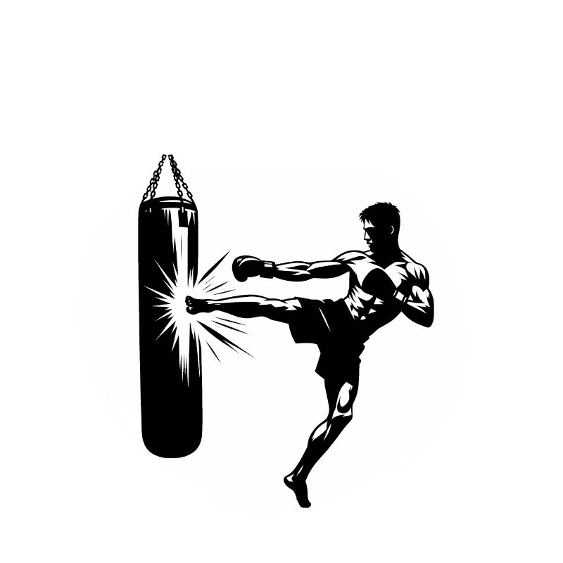 Kickbox-Kämpfer