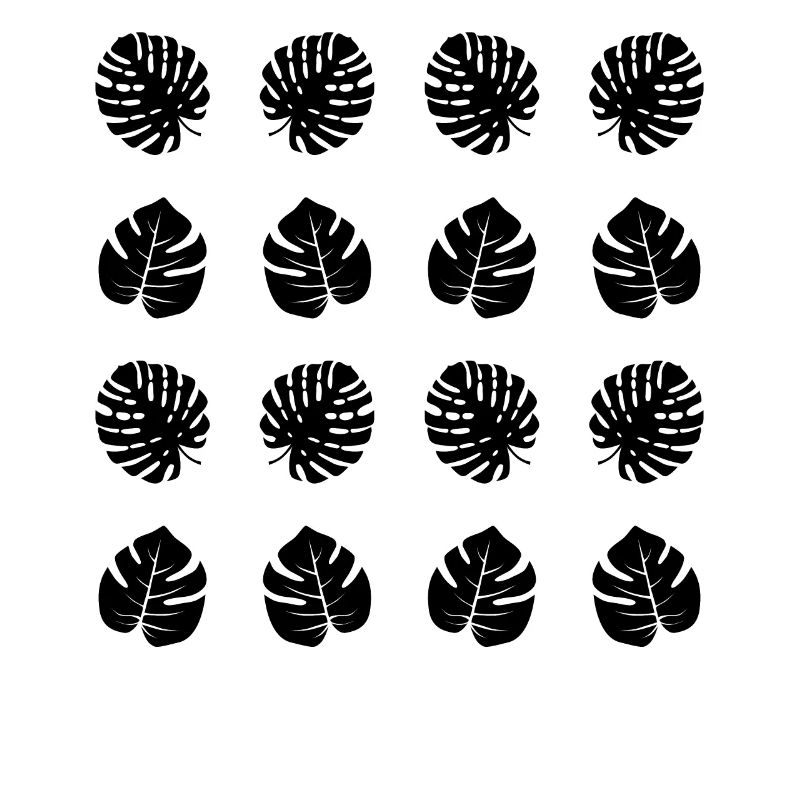 Monstera Pattern Green Urban Jungle