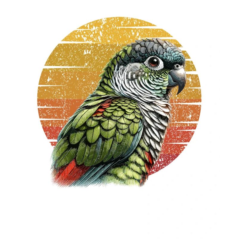 Conure à joues vertes Conure mignon Perroquet