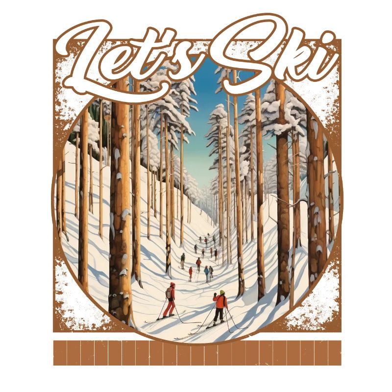 Let's Ski Ski Pole Setzlinge Transformativer Baum