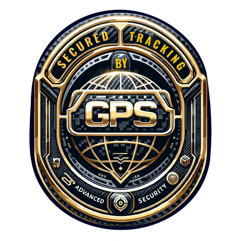 GPS-Tracking Warnaufkleber