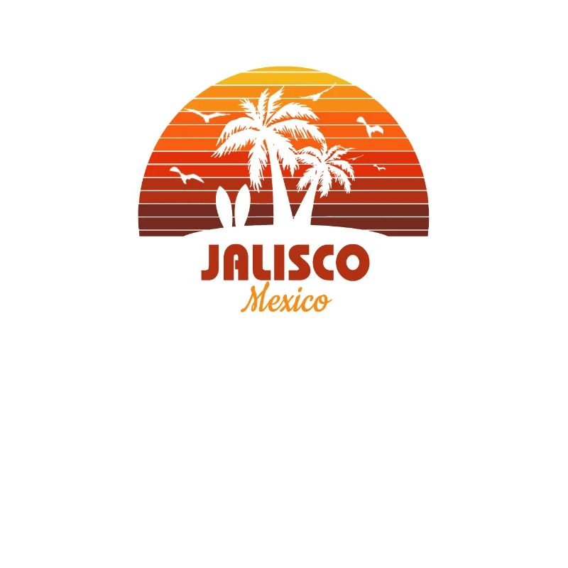 Cool Jalisco Mexico Beach Sunset Souvenir