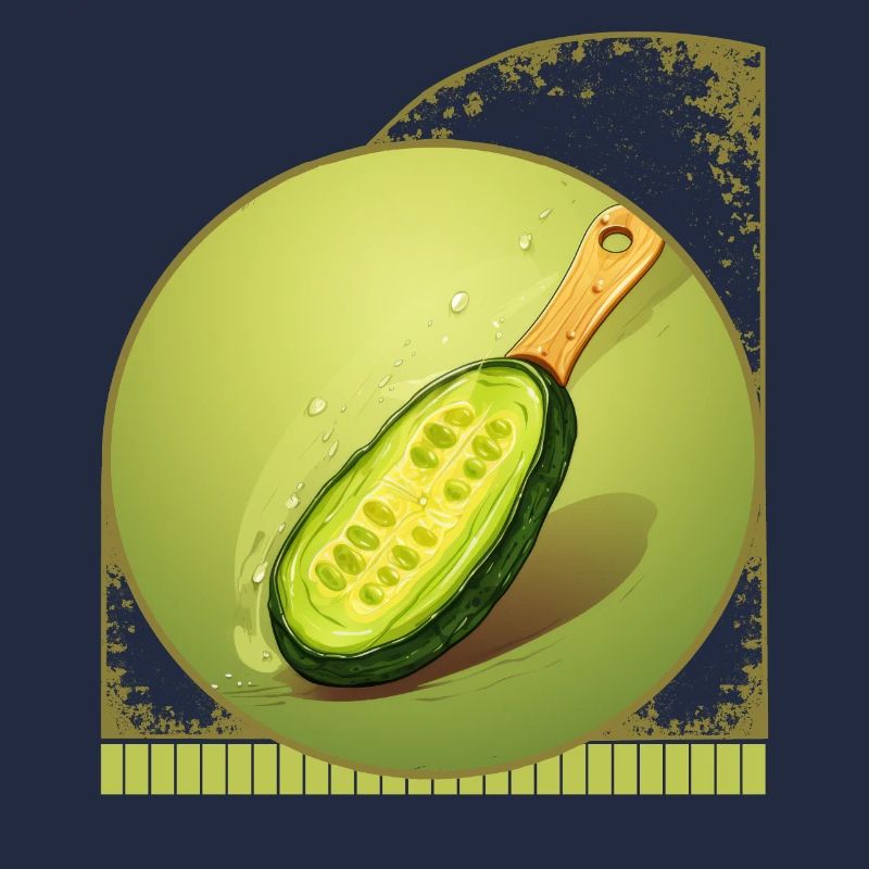 Sliced Pickle As Pickleball Paddle Creative Humor