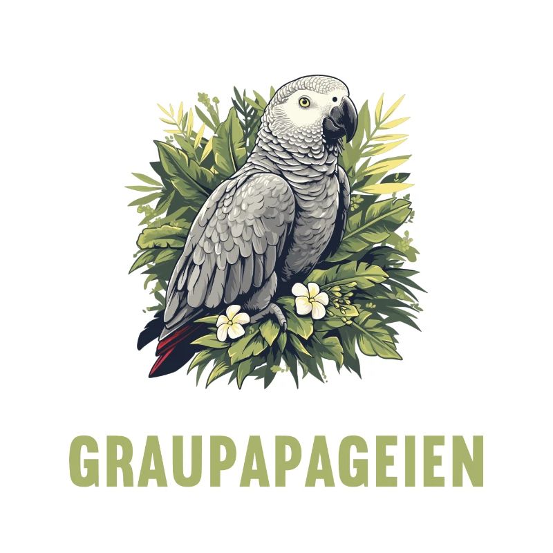 Perroquets gris d’Afrique