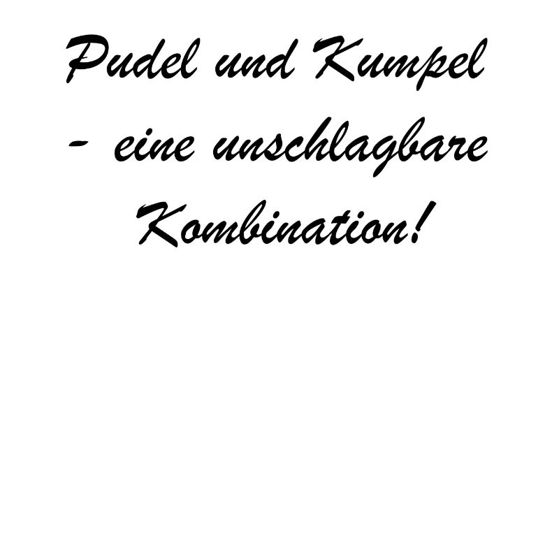 Bester Pudel-Kumpel Geschenk