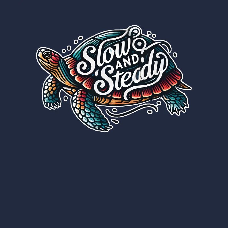 Geduld Mit Unserer Slow And Steady Turtle