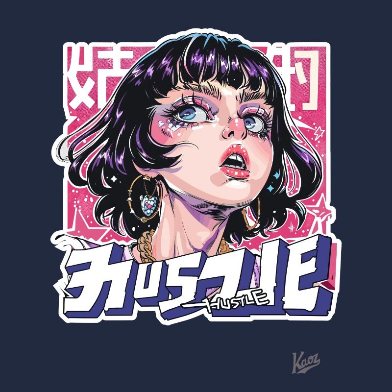 Der Hustle eines Mädchens