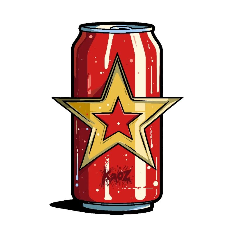 Refreshing Soda Drink Can