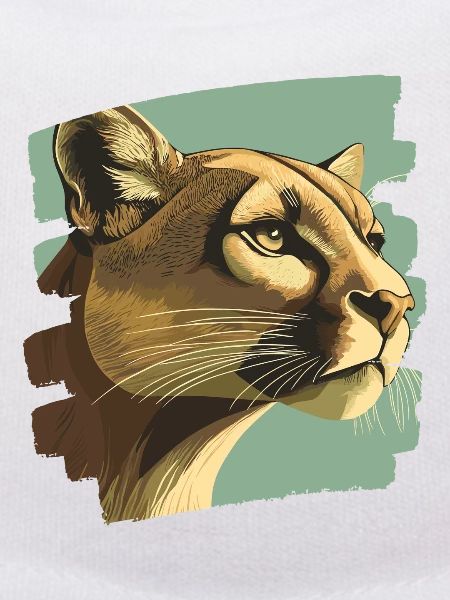 Lion from mountain Retro